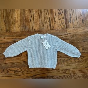 Grey/Silver Zara Sweater 3-4Y - new with tags